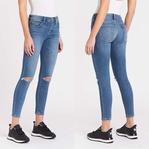 Current/Elliott The Stiletto Jean - 2 Year Destroy‎ Stretch Indigo Size 26